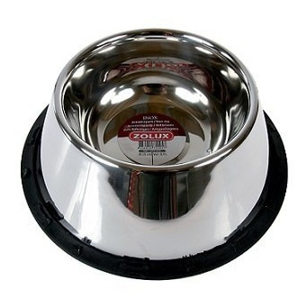 ZOLUX Miska dla spaniela na gumie ze stali nierdzewnej INOX 24cm 0,95l