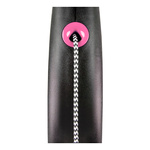 FLEXI Smycz automatyczna dla psa Black Design XS linka 3 m kol. różowy