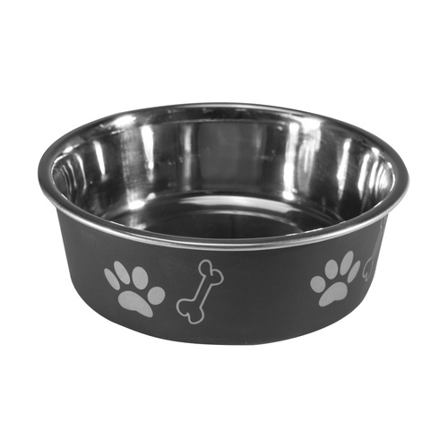 Barry King Miska antypoślizgowa z nadrukiem, czarna, M (0,45 l)