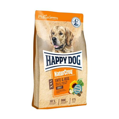 Happy Dog NaturCroq, karma sucha, dla psa, kaczka/ryż, 11 kg