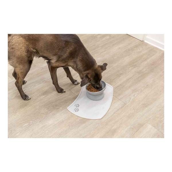 Trixie Miska podwyższona, dla psa, ceramika, szara, 0.35 l/17 cm