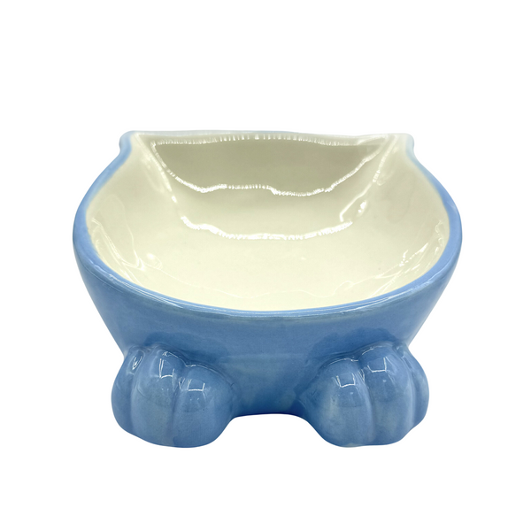 Mr. Pretzel Miska ceramiczna  na  łapkach podwyższona dla kotów 13cm