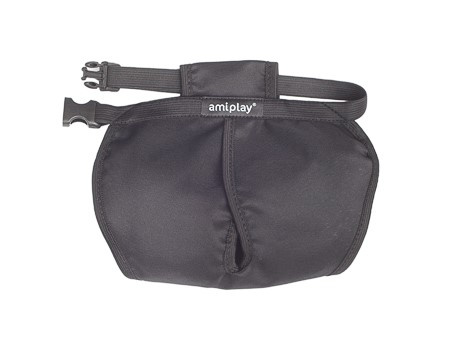 amiplay Majtki na cieczkę XL 44-78cm Rotweiller Czarny