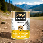 Mokra Karma Dla Psa Bogata w Kurczaka Puszka 400g Zew Natury PREMIUM