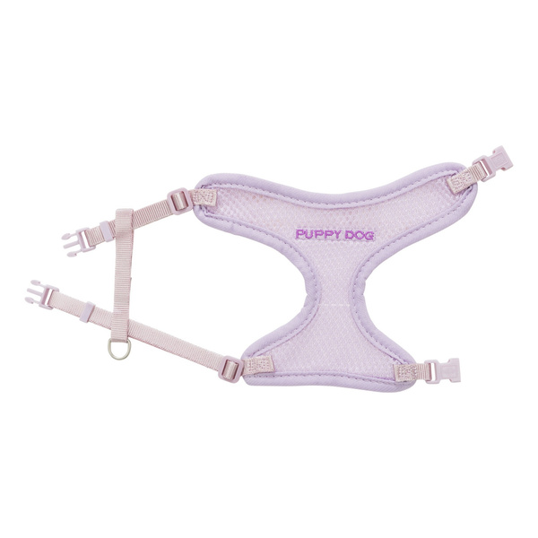 Trixie Junior miękkie szelki dla szczeniąt ze smyczą 26-34cm/10mm 2m liliowe
