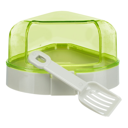 Trixie TOALETA NAROŻNA Z DASZKIEM +ŁOPATKA