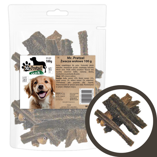 Mr. Pretzel Żwacze wołowe 12-15cm 100g