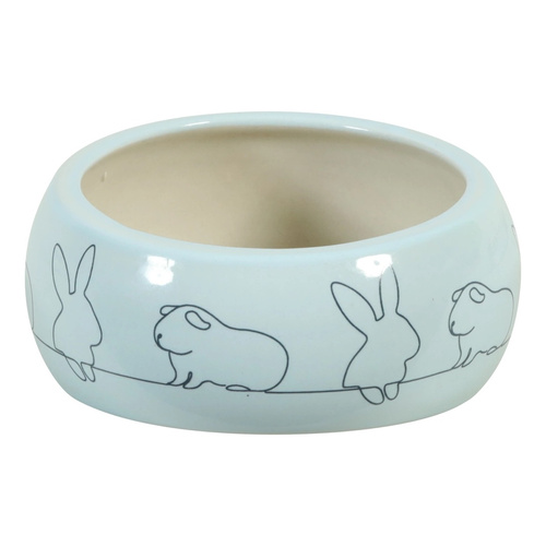 ZOLUX Miska ceramiczna dla gryzonia przeciw chlapaniu COSY 150ml niebies