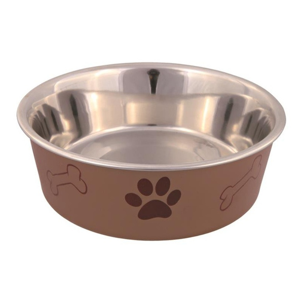 Trixie MISKA METALOWA Z PLASTIKOWĄ POWŁOKĄ, 0.4 l/o 14 cm