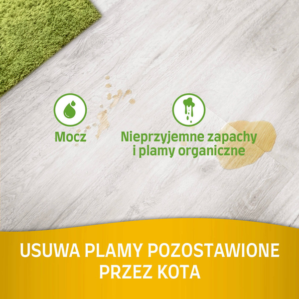 Natures Miracle URINE płyn do usuwania plam i zapachu moczu kot 946ml