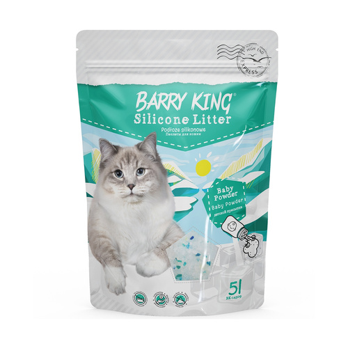 Barry King Podłoże silikonowe dla kota baby powder 5 l