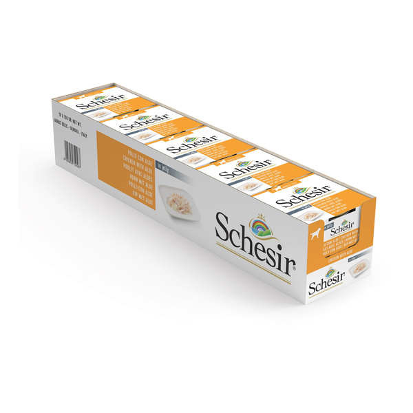 Schesir Karma mokra dla psa kurczak z aloesem w galarecie 150 g