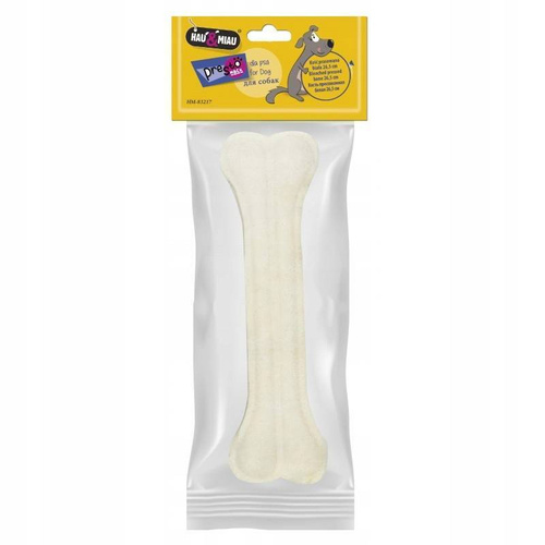 Hau Miau Kość prasowana biała gryzak 26, cm