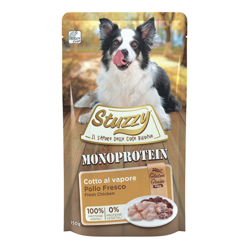 Stuzzy Monoprotein karma mokra dla psa świeży kurczak pasztet 150 g