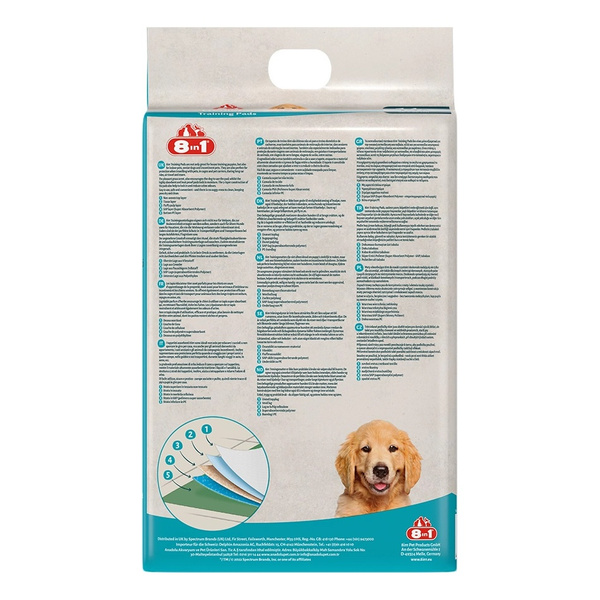 8in1 Podkłady dla psa do nauki czystości Training Pads 57x56cm 14 szt.