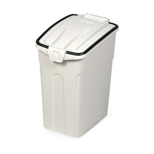 Barry King Pojemnik na suchą karmę S, 16L, biały,  31x20x35cm