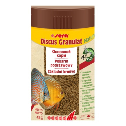 Sera Discus Color Nature 100 ml granulat - pokarm dla pielęgnic
