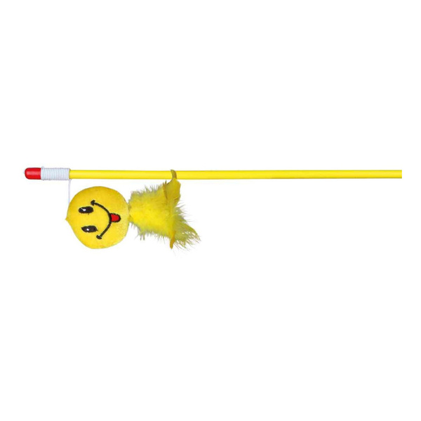 Trixie Wędka Uśmiechnięta buźka zabawka dla Kota 50cm