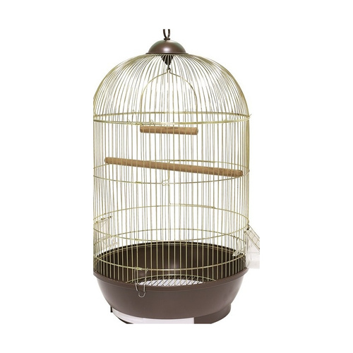Panama Pet Klatka dla ptaków 40x40x70 cm złoto/brązowa