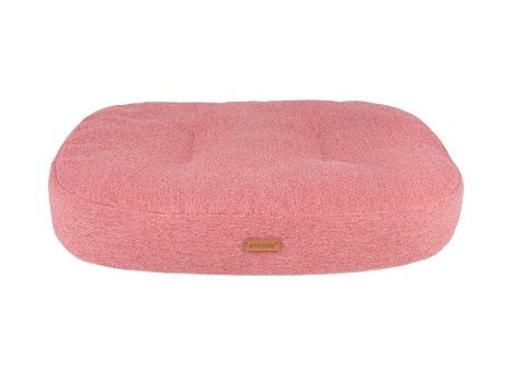 amiplay Materac owalny Montana M 61x52x9cm Różowy