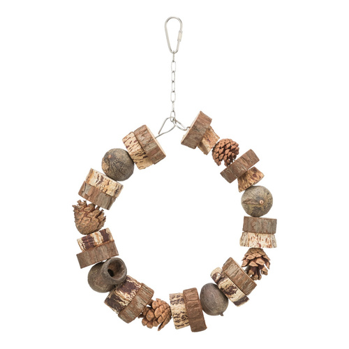 Trixie Huśtawka okrągła, dla ptaków, drewno/szyszki sosnowe, 11 cm