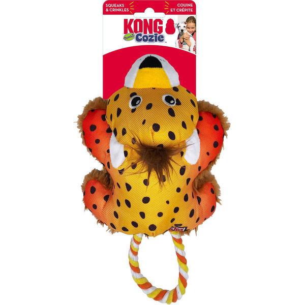 KONG  Zabawka dla psa Cozie Tuggz Cheetah Sm/Md ZYT31E
