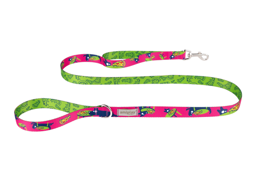 amiplay Smycz Amik M 150x2cm PizzaDog