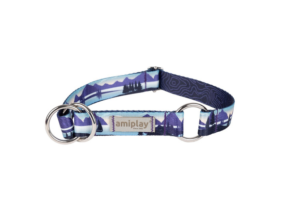 amiplay Obroża półzaciskowa BeNature M 26-40cmx2cm Trails