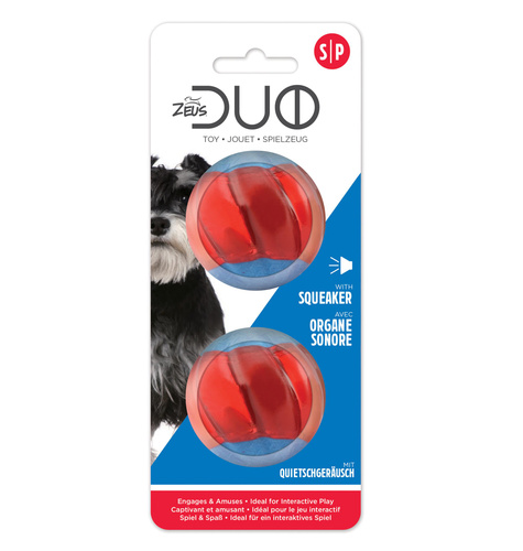 ZS Duo Ball, 5cm, z dźwiękiem/piszczące, 2szt/op.