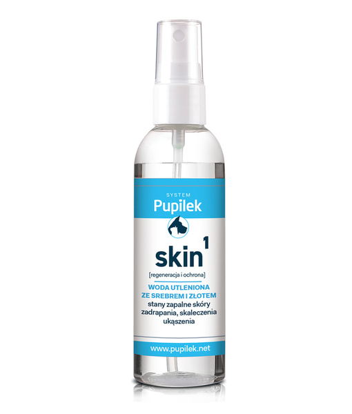 PUPILEK SKIN 1- tonik pielęgnacyjny z wodą utlenioną, złotem i srebrem (100 ml)