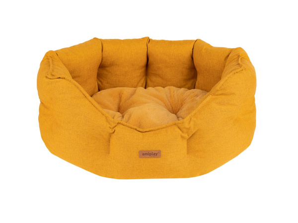 amiplay Legowisko Colosseum Como M 57x48x23cm Żółty