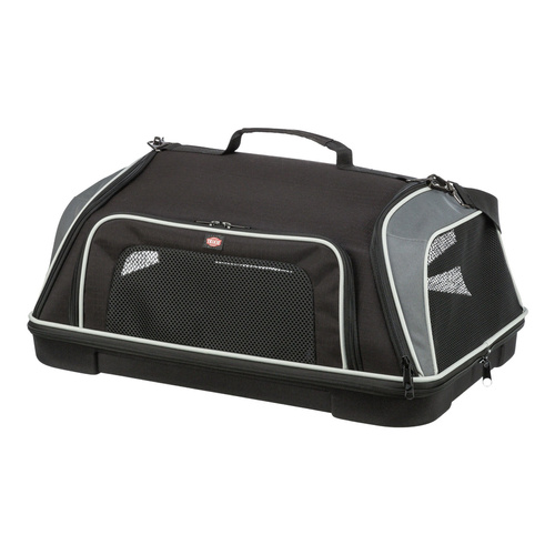 Trixie Airline Boarding, torba transportowa, czarny/szary, 55 x 23 x 40 cm, do transportu lotniczego