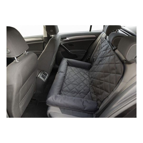 Trixie Siedzisko samochodowe podwójne, dla psa/kota, czarne, 91 × 10 × 50 cm