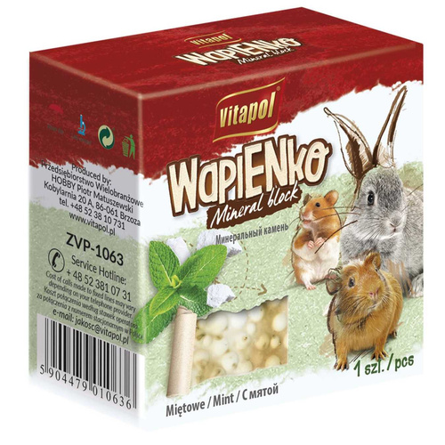 Vitapol KOSTKA WAPIENNA wapienko MIĘTA 40g