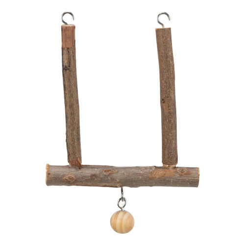 Trixie HUŚTAWKA Drewniana DZWONKIEM Ptaków 15x12cm