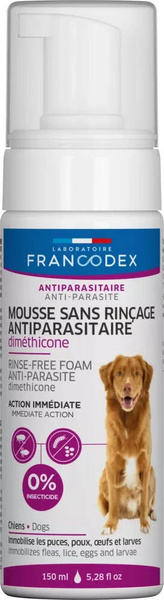 Francodex Pianka bez spłukiwania z dimetykonem dla psów 150ml