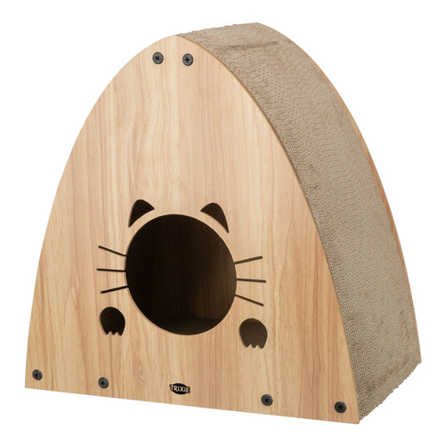 Trixie Drapak stojący dla kota MDF jasnobrązowy 48 x 48 x 28 cm