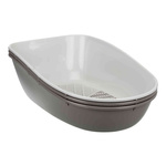 Trixie Kuweta Berto Top, z systemem rozdzielającym, 39 × 42 × 59 cm, szarobrązowa