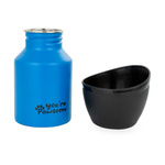 Barry King Butelka, dla psa/kota, niebieska, stal nierdzewna, 350ml