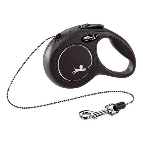 FLEXI Smycz automatyczna dla psa NEW CLASSIC linka XS 3m czarna