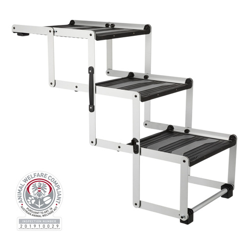 Trixie Schody składane Petwalk, aluminium, szer: 37 cm wys.: do 57 cm dł.: do 120