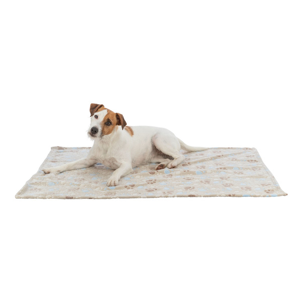 Trixie KOC z FLAUSZU narzuta LASLO psa 75x50cm beż
