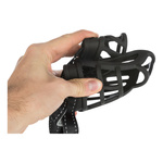 Trixie Kaganiec Muzzle Flex silikonowy M-L czarny
