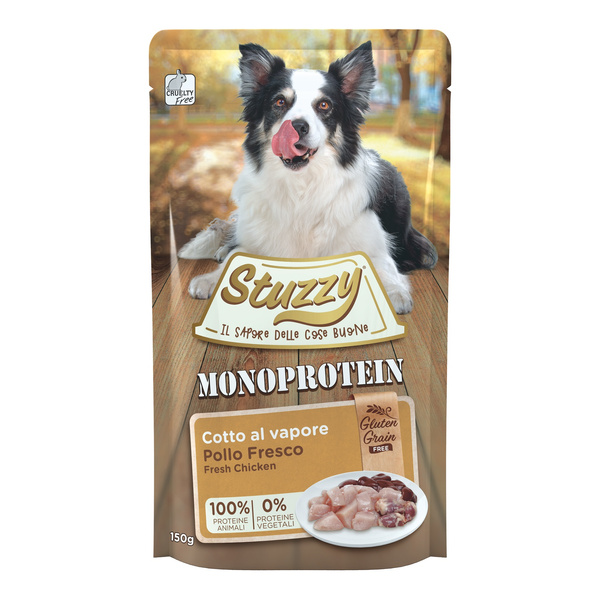 Stuzzy Monoprotein karma mokra dla psa świeży kurczak pasztet 150 g
