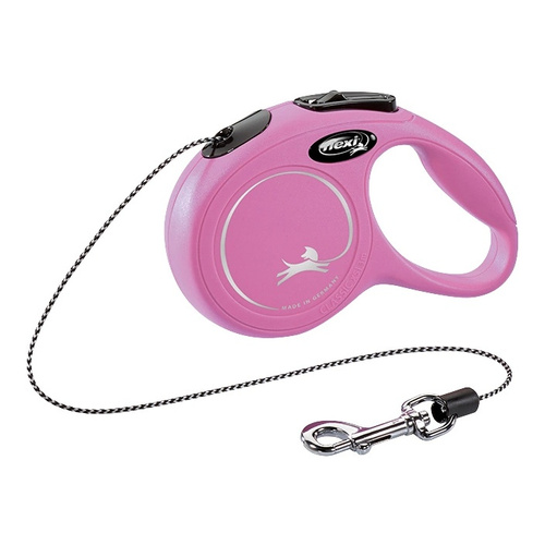 FLEXI Smycz automatyczna dla psa NEW CLASSIC linka XS 3m różowa