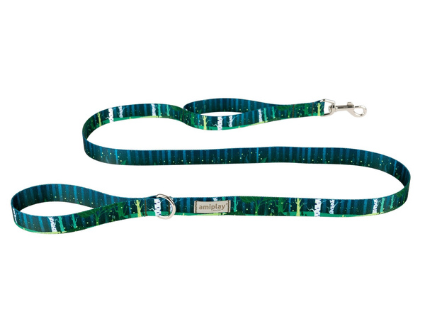 amiplay Smycz BeNature L 150x2,5cm Forest