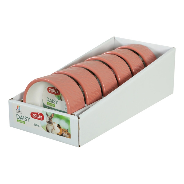 ZOLUX Miska ceramiczna dla gryzonia DAISY 100 ml ceglasta