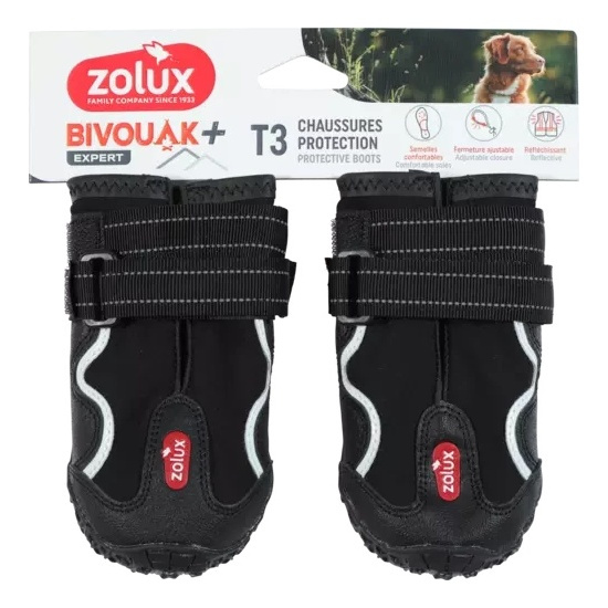 ZOLUX Buty ochronne dla psa BIVOUAK 6,4 cm x 2 szt.
