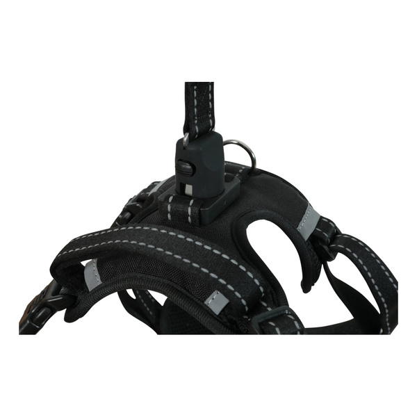 ZOLUX Zestaw szelki + smycz dla psa CLIP and GO XL czarny