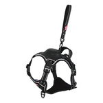 ZOLUX Szelki dla psa ze smyczą automatyczną Easyride S czarne